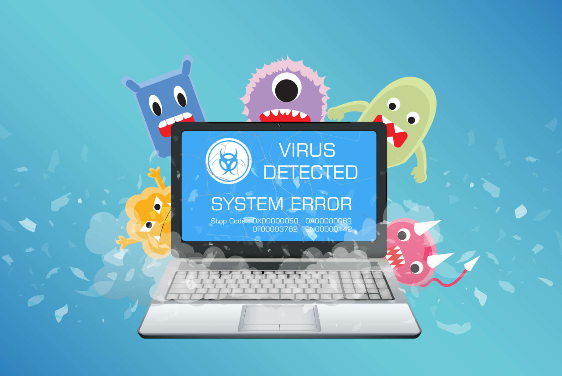 McBain IT can remove Virus and Malware from your equipment
